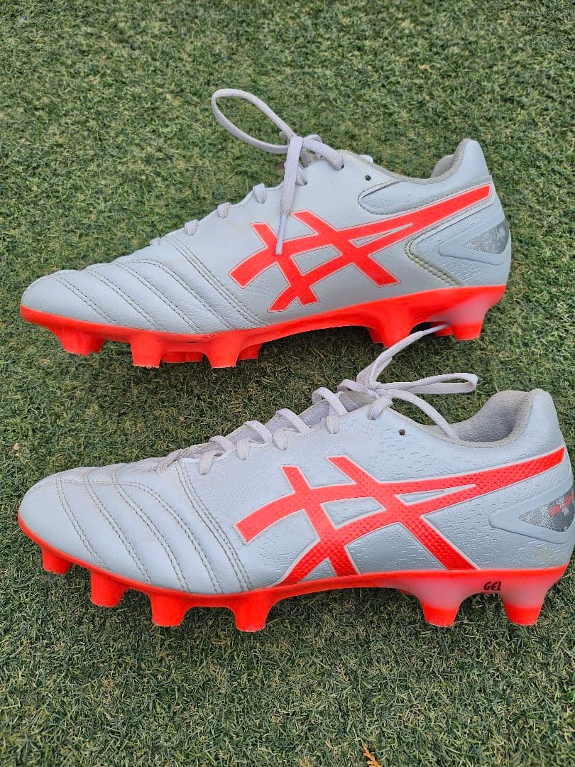 アシックス DSライト プロ ワイド ホワイト×フラッシュレッド 26cm