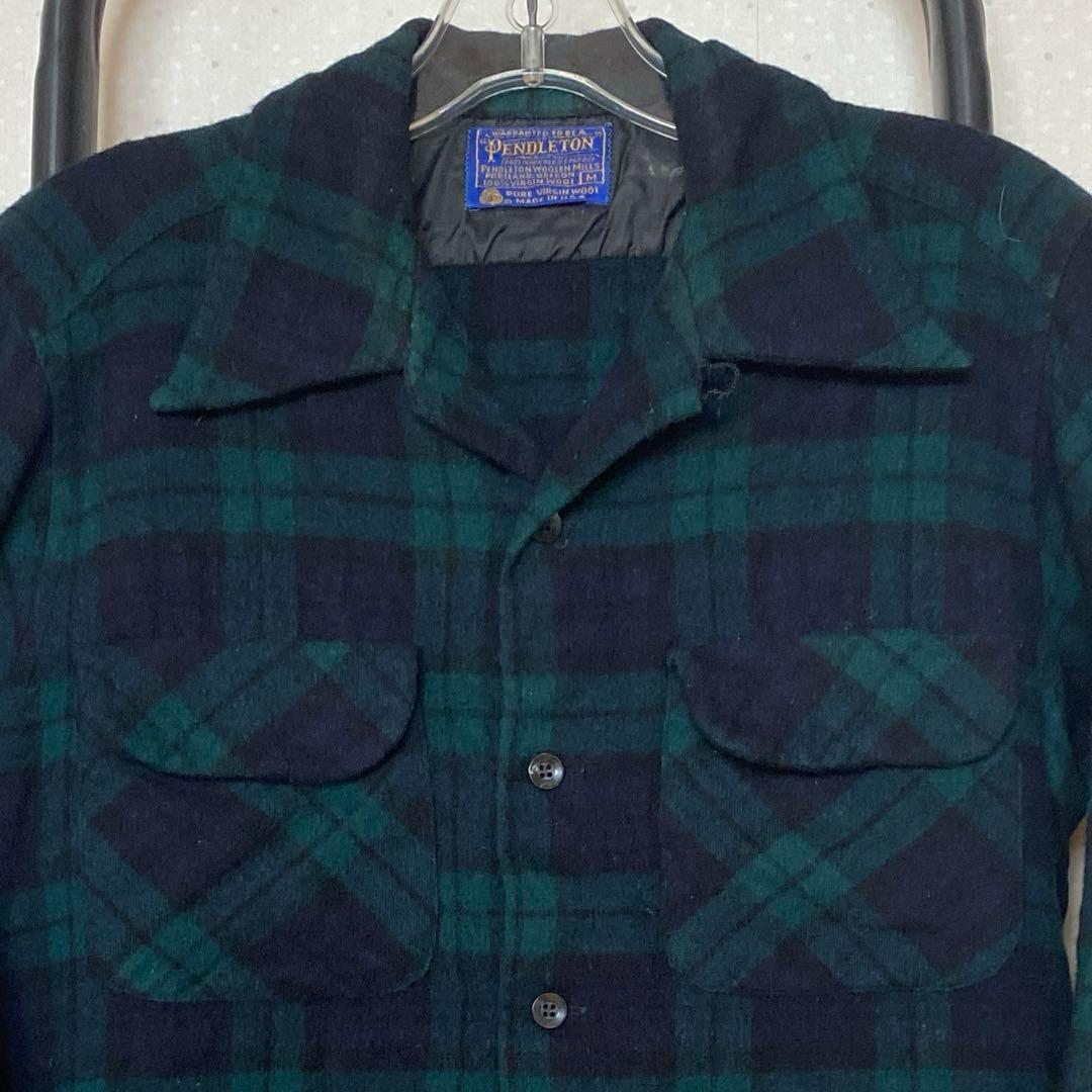 70s Pendleton ペンドルトン ブラックウォッチ ボードシャツ USA