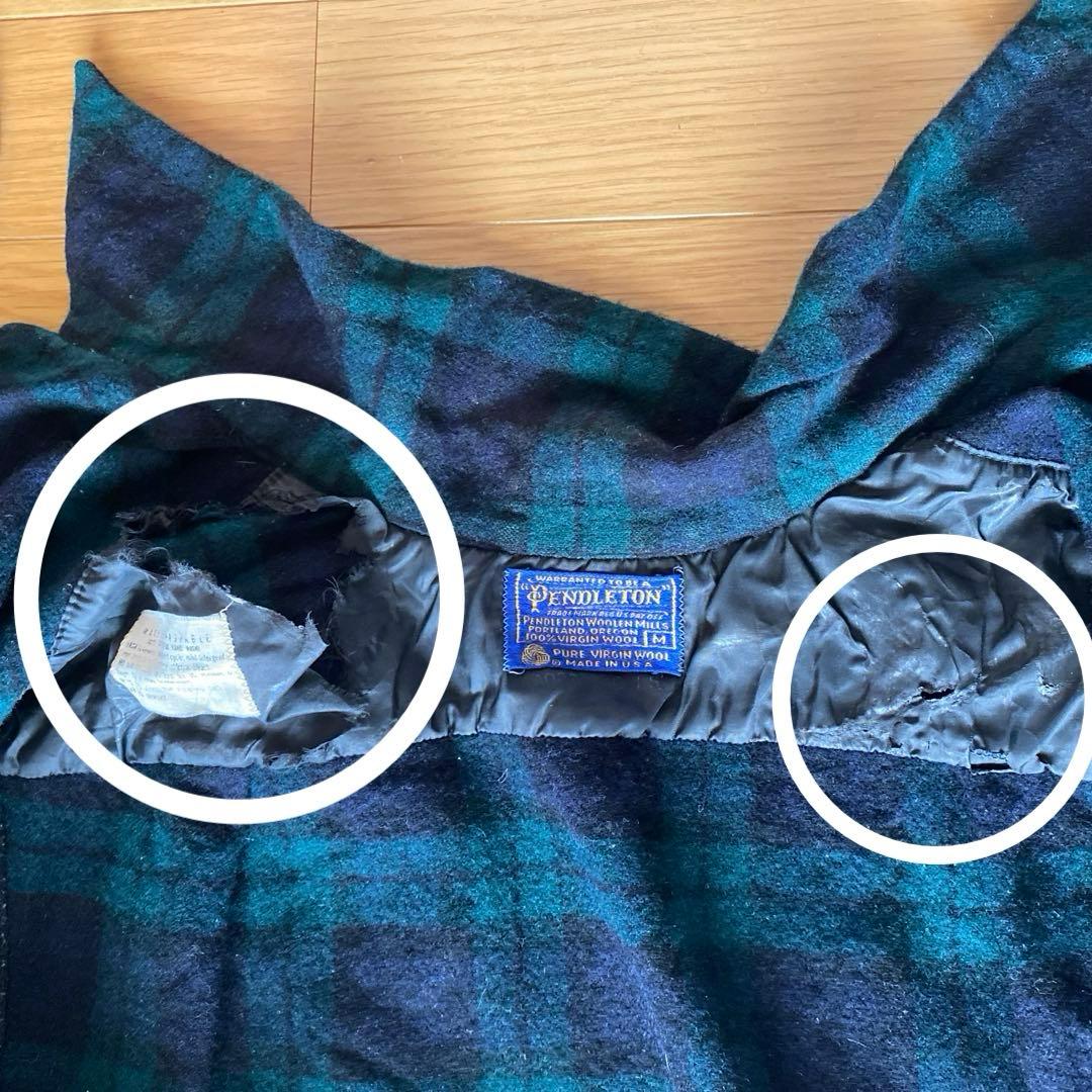 70s Pendleton ペンドルトン ブラックウォッチ ボードシャツ USA