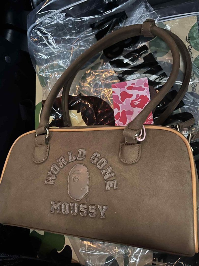 バッグ BAPE MOUSSY BOSTON BAG