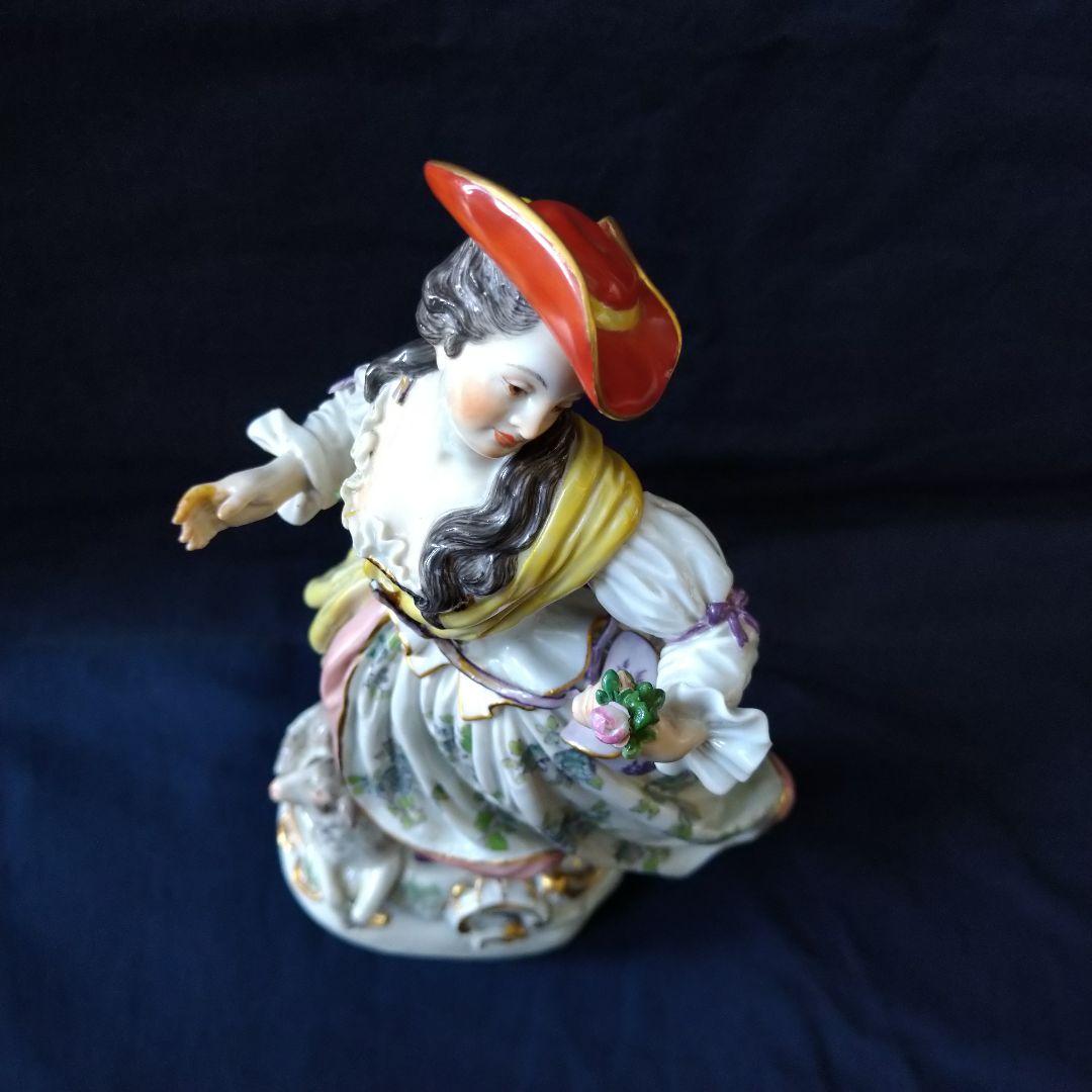 ✤マイセン(Meissen)フィギュリン『羊飼いの女性』