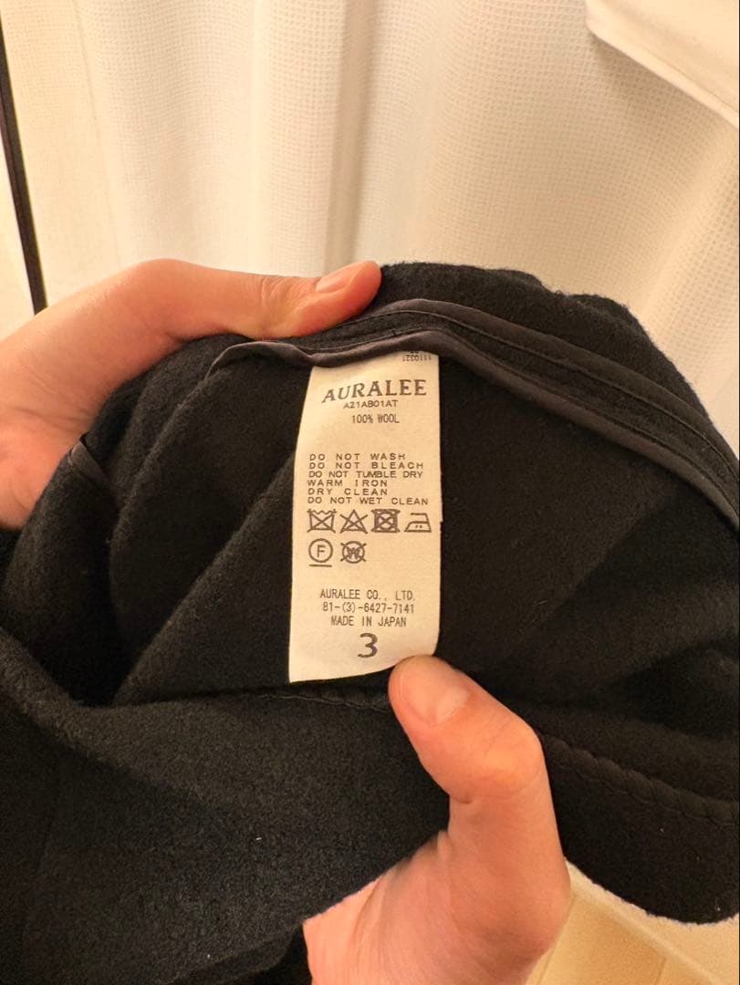 AURALEE 21aw ウールジップブルゾン
