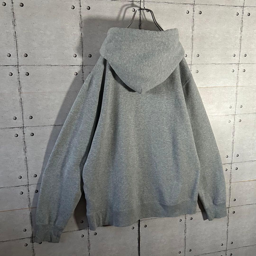 【大人気モデル】アベイシングエイプ☆センタービッグロゴ XL パーカー グレー