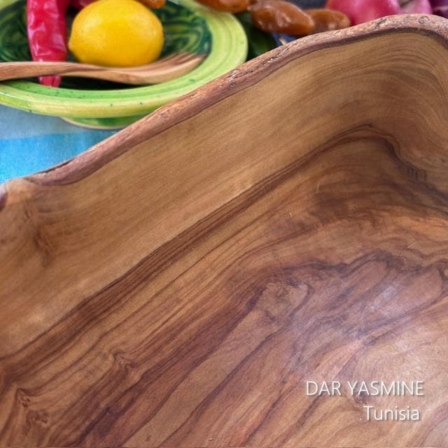 オリーブの木 個性あふれる１点もの　特大ボウル　もりもりの果物を乗せて
