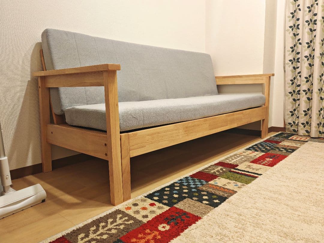 ソファベッド グレー 美品