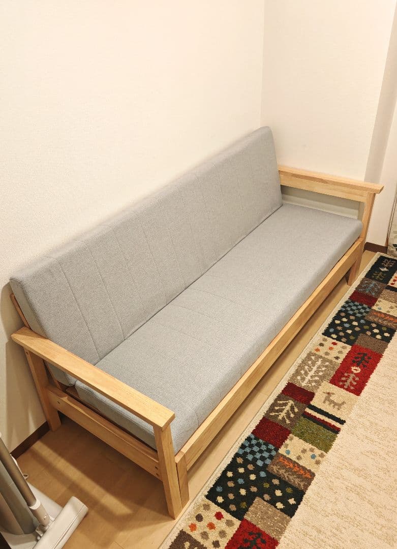 ソファベッド グレー 美品