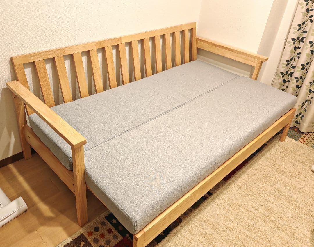ソファベッド グレー 美品