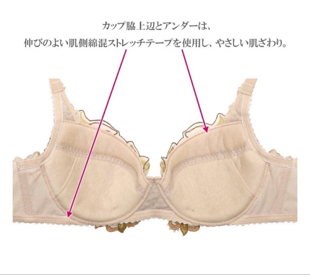 ワコールラゼ Lasee17グループ 3/4カップブラ C70M