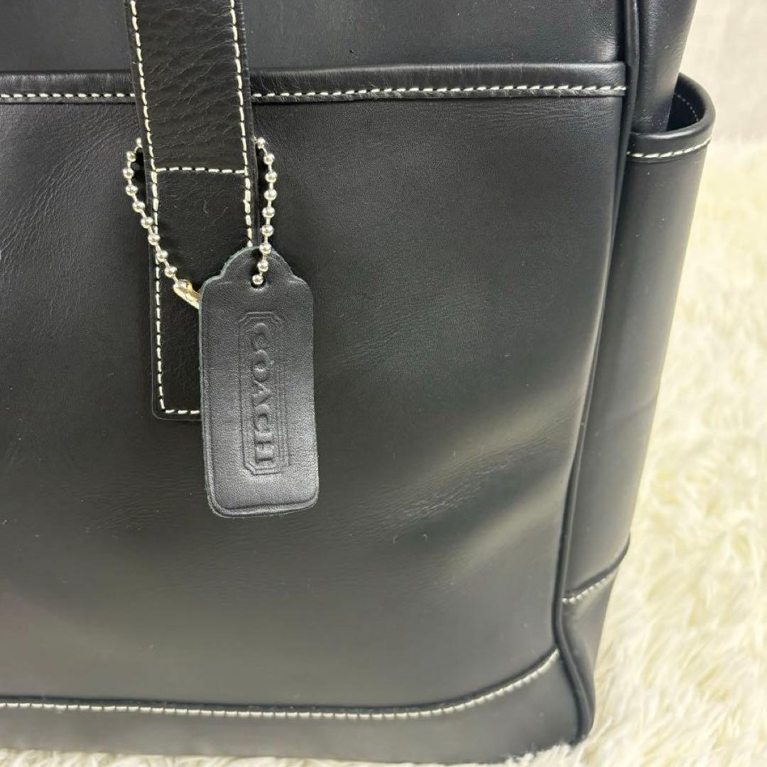 極美品　現行　Coach コーチ　ブラック　トートバック　大容量