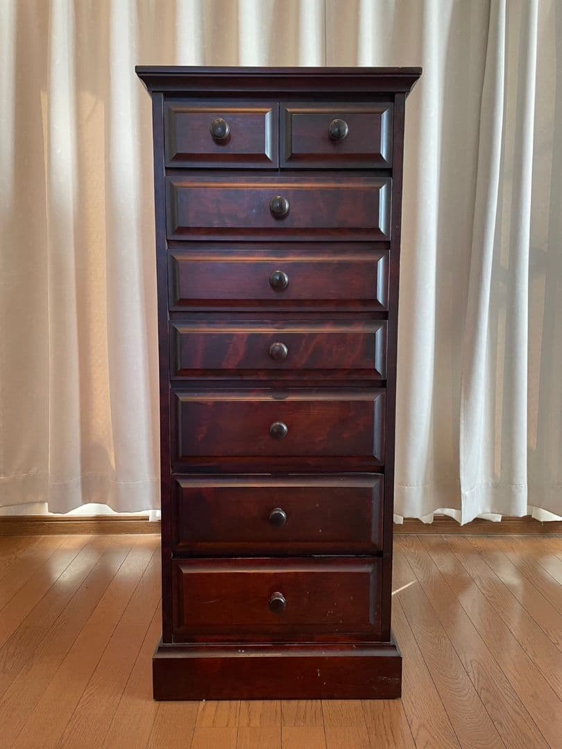 送料込み 旭川家具 NEW北海 ミニチェスト 487MI 天然木 和光