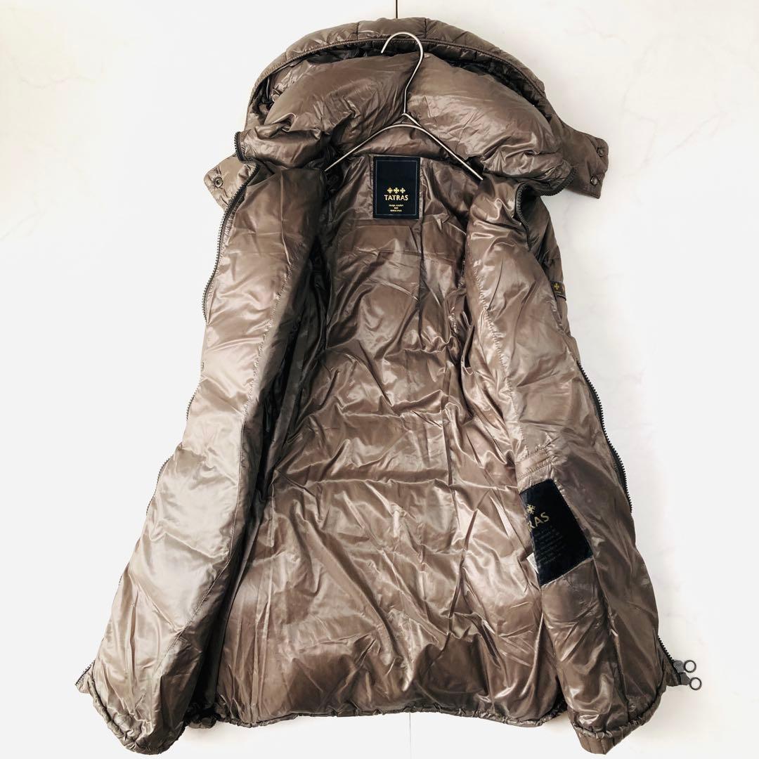 希少モデル　タトラス　サリンダウンコート　Aライン　フーデット　サイズ02