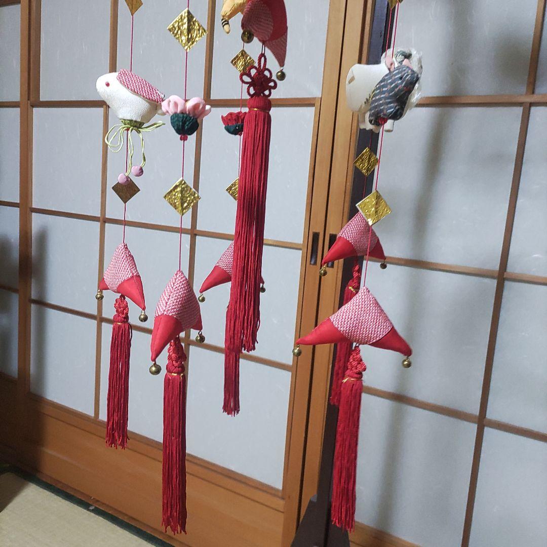 ちりめん細工　吊り飾り　干支　8　つるし飾り　下げもん