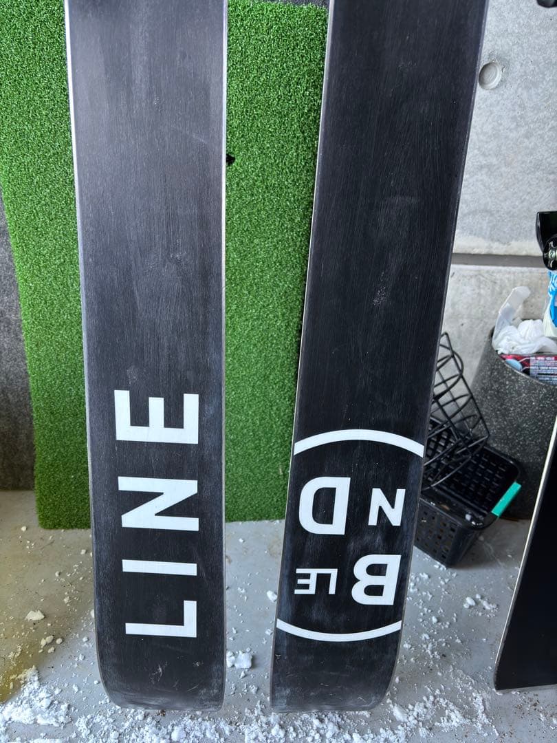 LINE BLEND スキー 板 チロリア バインディング付き