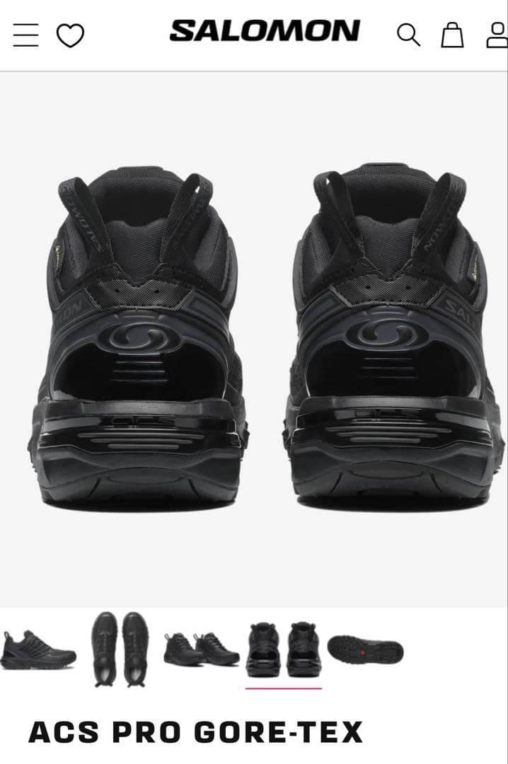 Salomon ACS PRO GORE-TEX ブラック