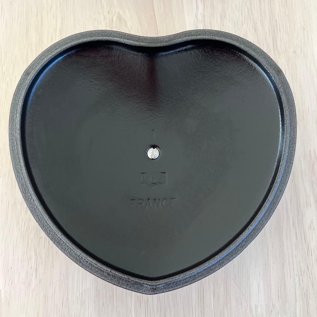 LE CREUSET ハート型鍋 パープル