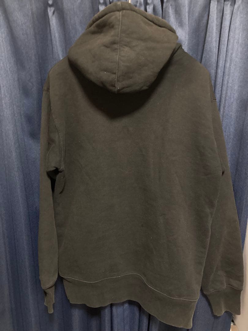 初期 Supreme シュプリーム パーカー アーチロゴ 紙タグ　ブラック