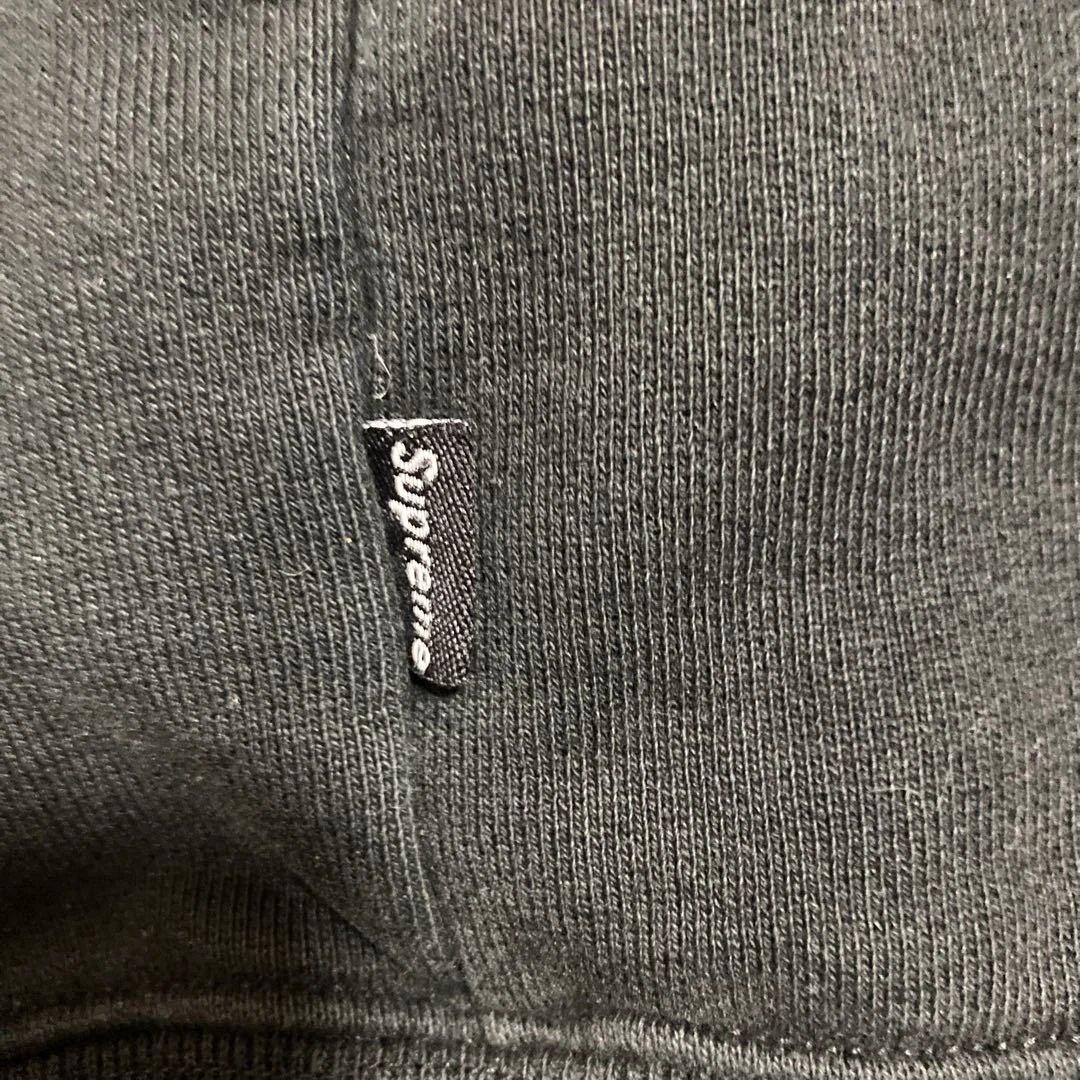 初期 Supreme シュプリーム パーカー アーチロゴ 紙タグ　ブラック