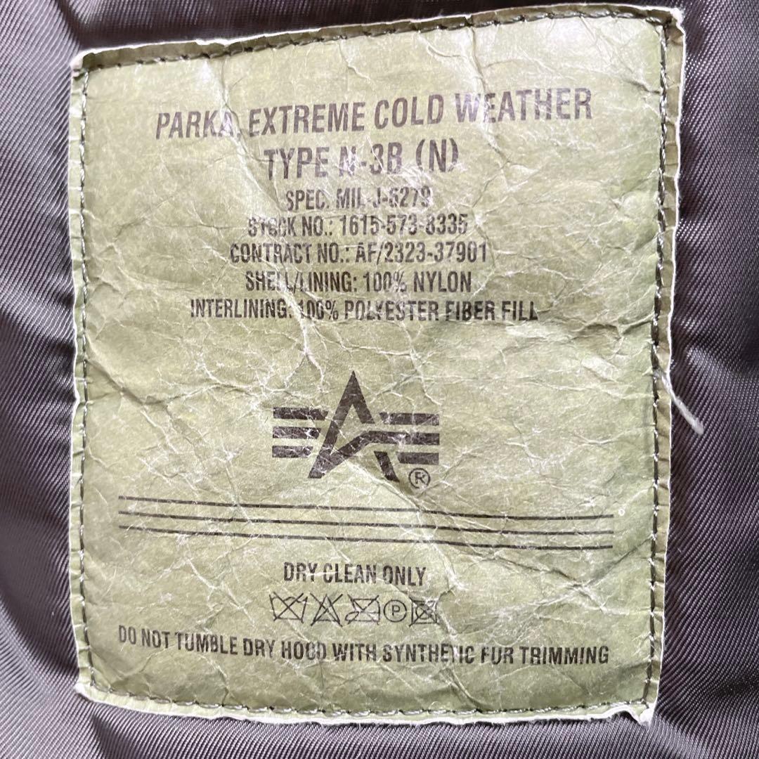 極美品✨ アルファインダストリーズ N-3B ミリタリー ジャケット M カーキ