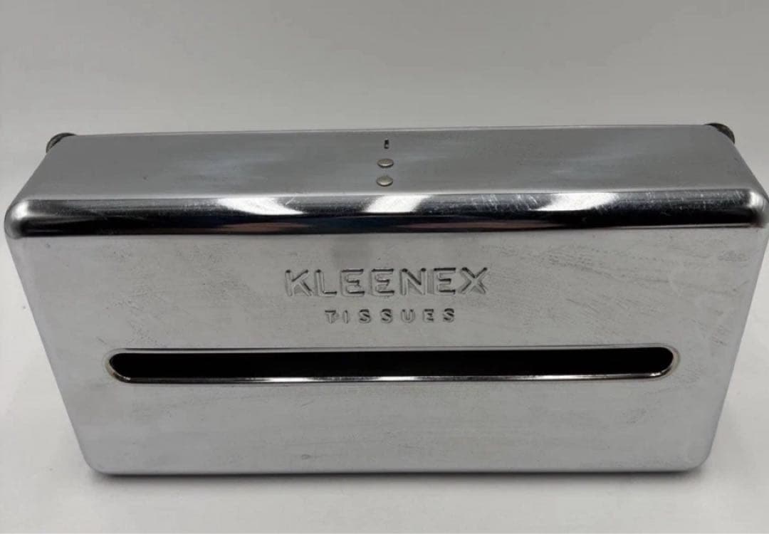 Kleenex ステンレススチール ティッシュボックス USA製