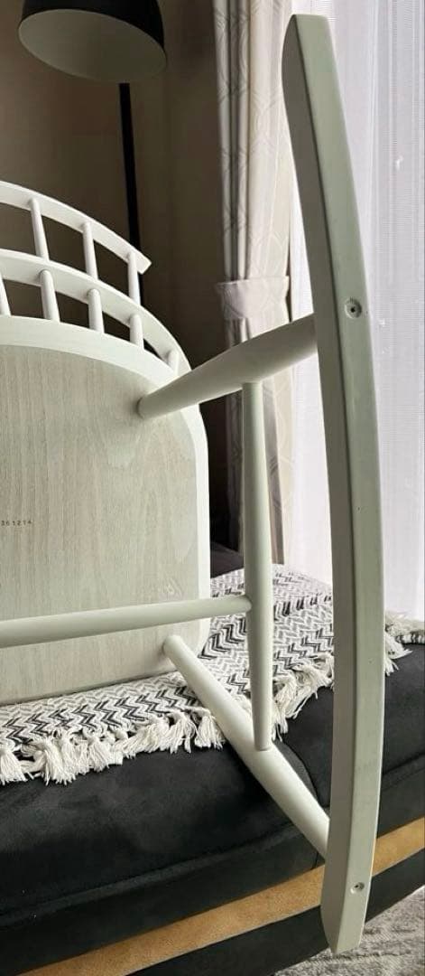 【美品】FDBモブラー ロッキングチェア J52G ホワイト