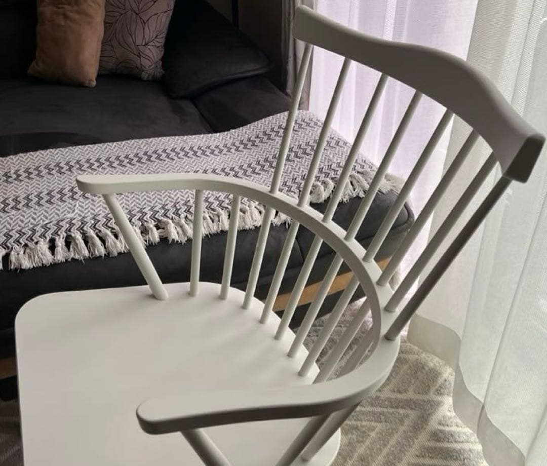 【美品】FDBモブラー ロッキングチェア J52G ホワイト