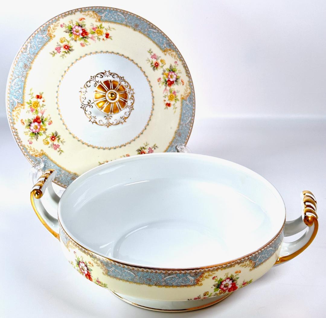貴重！　Noritake　オールドノリタケ　ビンテージキャセロール　月桂樹M印