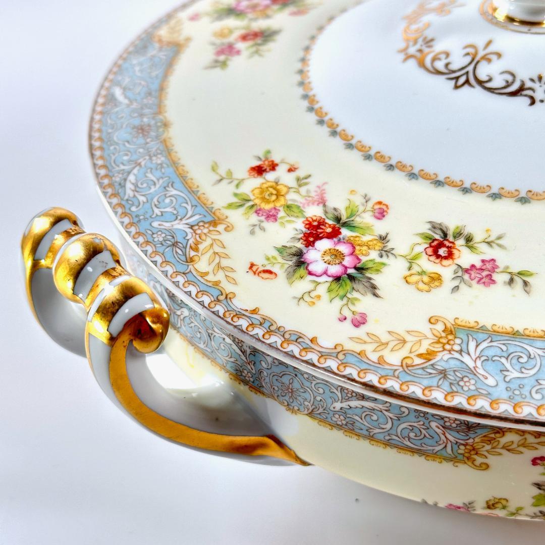 貴重！　Noritake　オールドノリタケ　ビンテージキャセロール　月桂樹M印