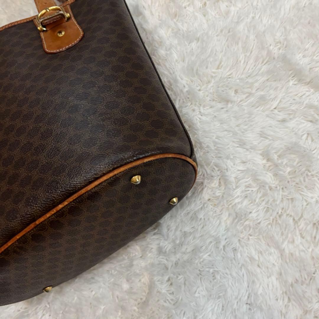CELINE セリーヌ MC96トートバッグ マカダム 肩掛け ダークブラウン