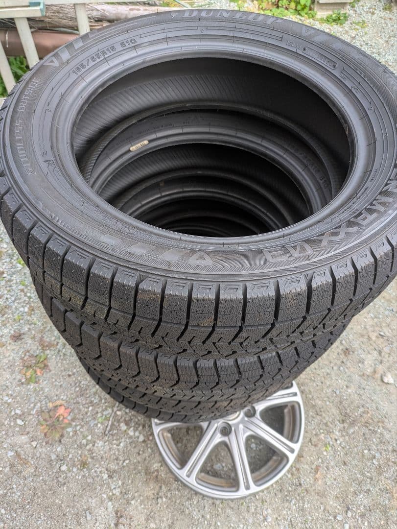 ダンロップ WM03 165/65R15 15インチ スタッドレスタイヤ 冬