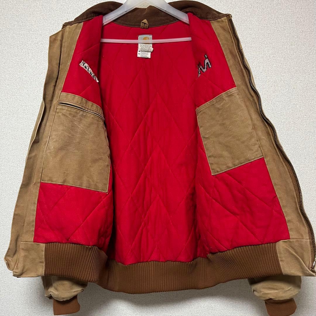 carhartt サンタフェジャケット 企業ロゴ