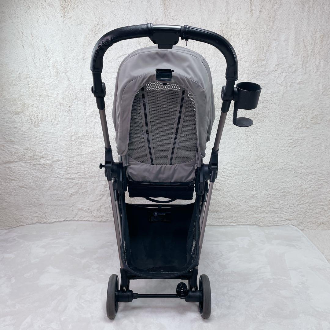 軽量✨ cybex　merio　メッシュ 高級ベビーカー　レザー ハンドルカバー