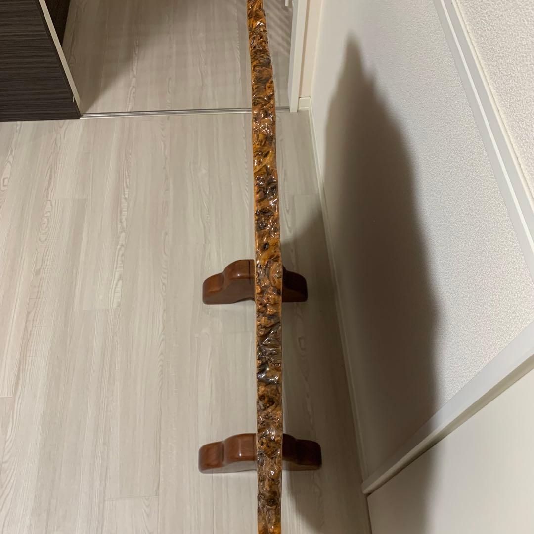 美品 花梨 天然木1枚板 衝立(ついたて)