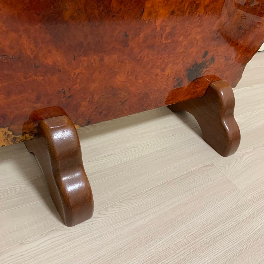 美品 花梨 天然木1枚板 衝立(ついたて)