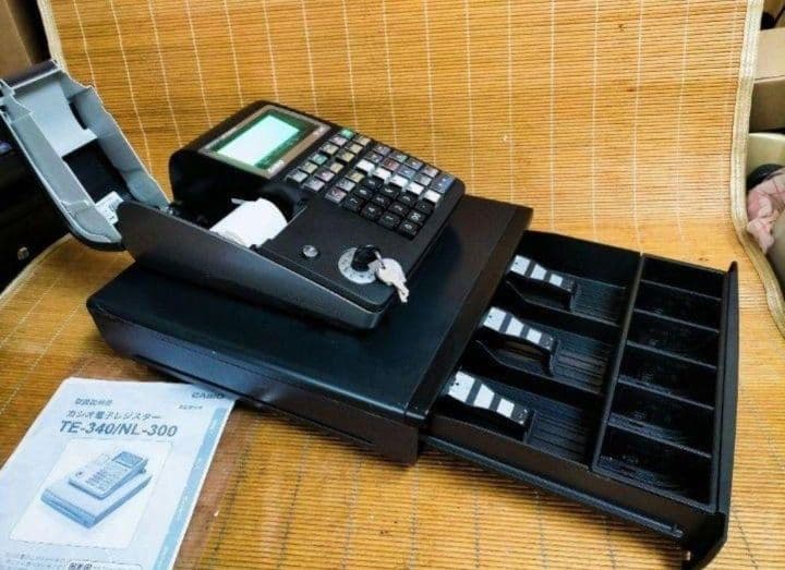 カシオレジスター　TE-340/NL300　フル設定無料　707777