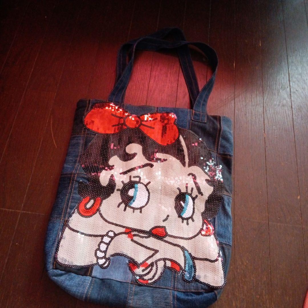 ベティ・ブープ デニムトートバッグ