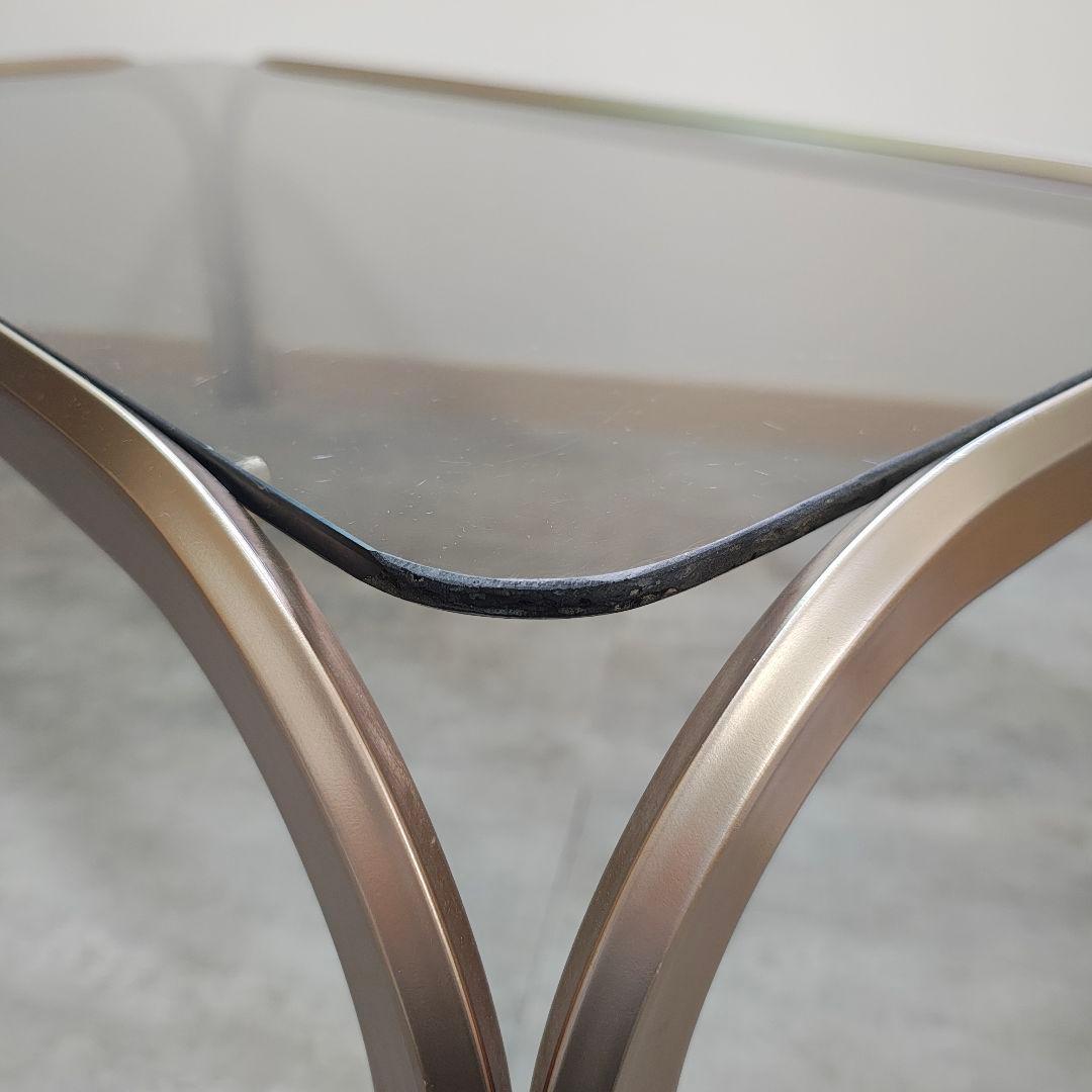 スペースエイジ ミッドセンチュリー レトロ ガラス センター ロー テーブル