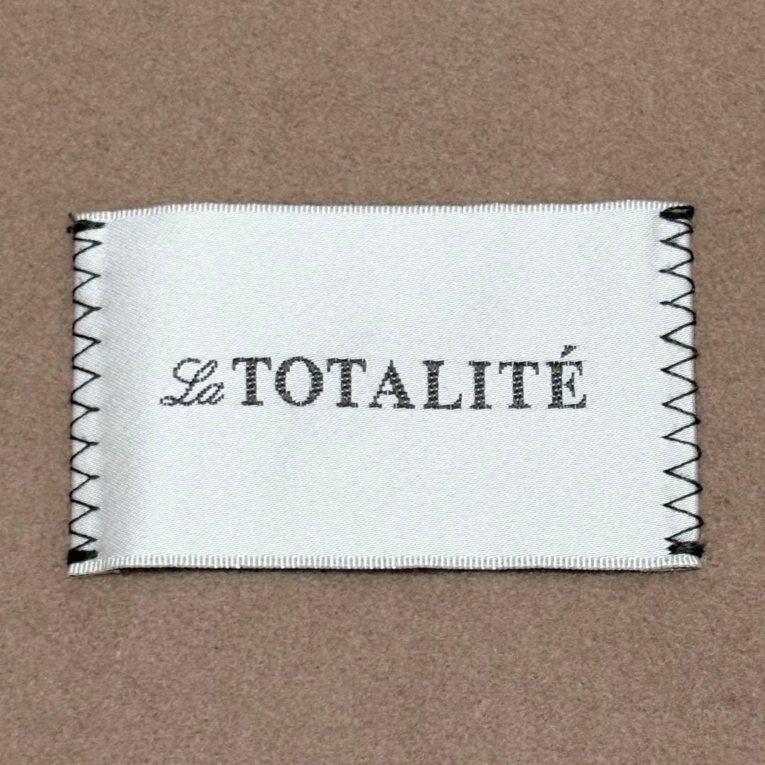 【極美品】ラトータリテ 女優襟 比翼仕立て ウール コート 上品 オフィス