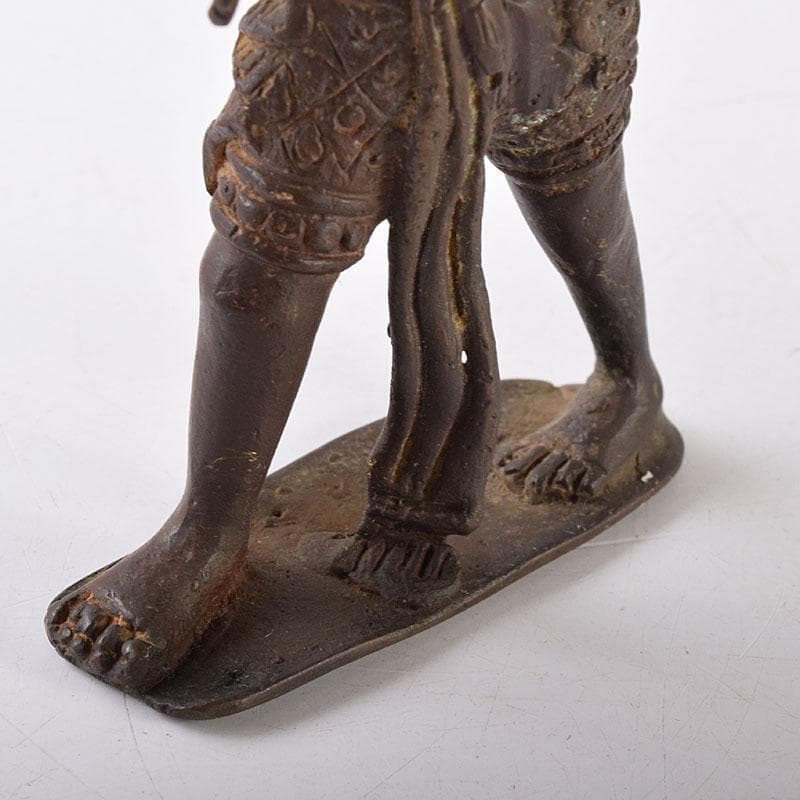 まめ太。　東南アジア　アフリカン美術　銅製　人物像　置物　V　8056