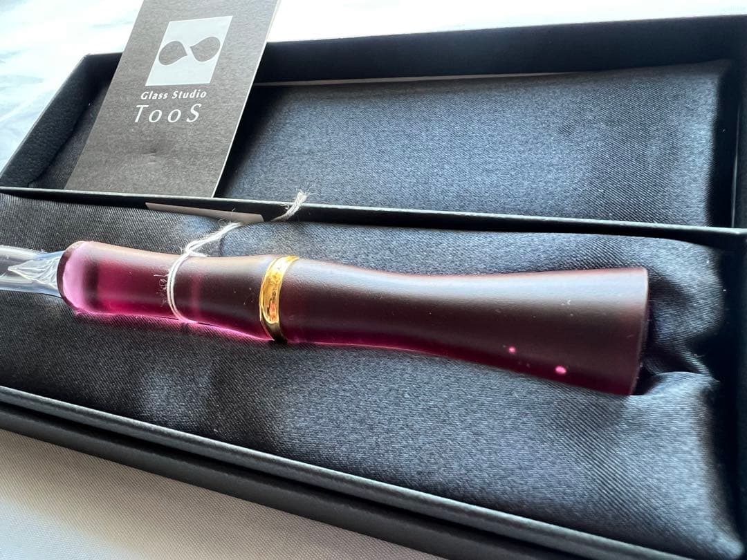新品送料込★Glasspen TAKETORI 百華 pure GoldRuby