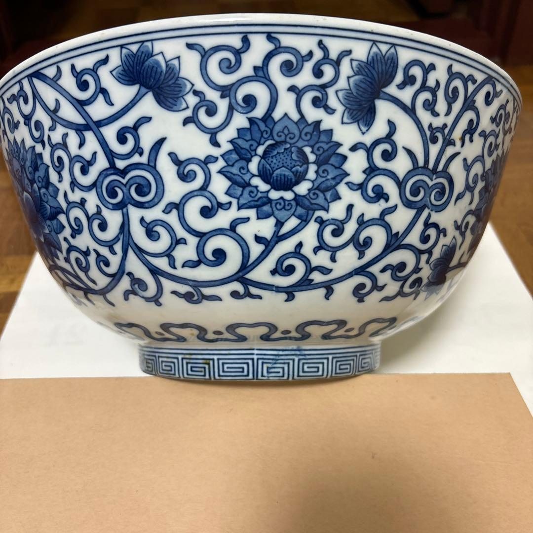 青花湯碗！