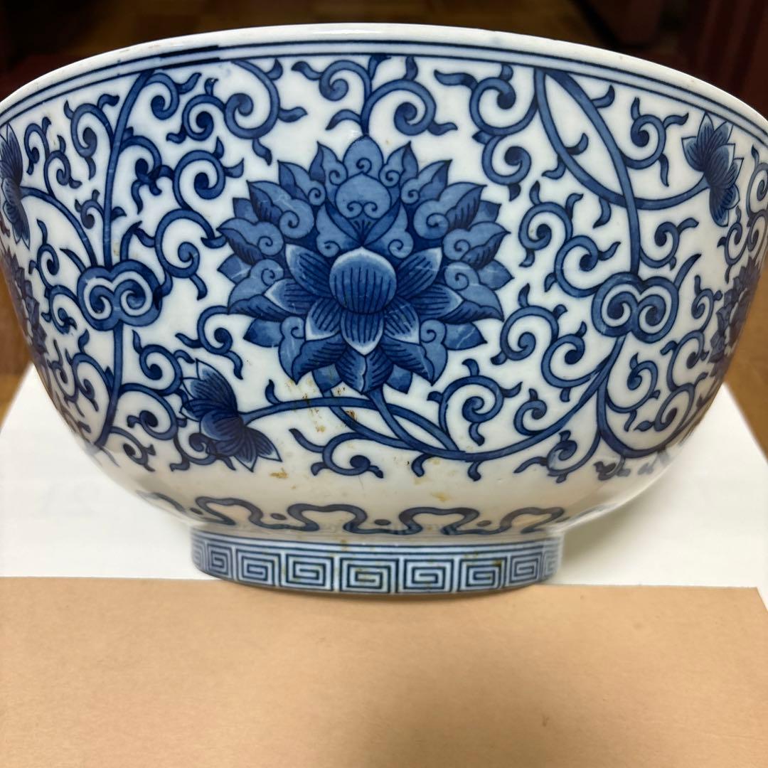 青花湯碗！
