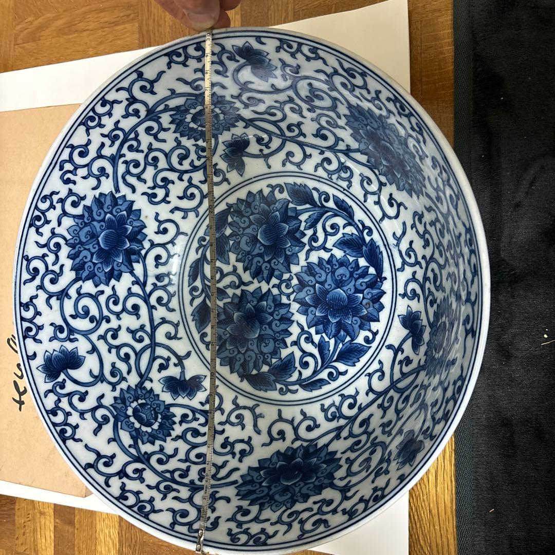 青花湯碗！