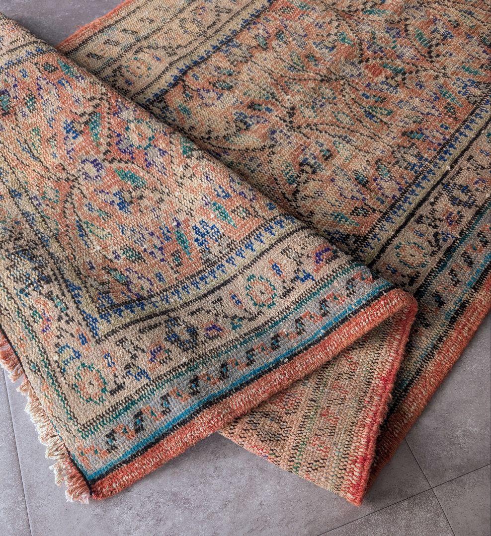ヴィンテージラグ　トルコ　マット turkish rug
