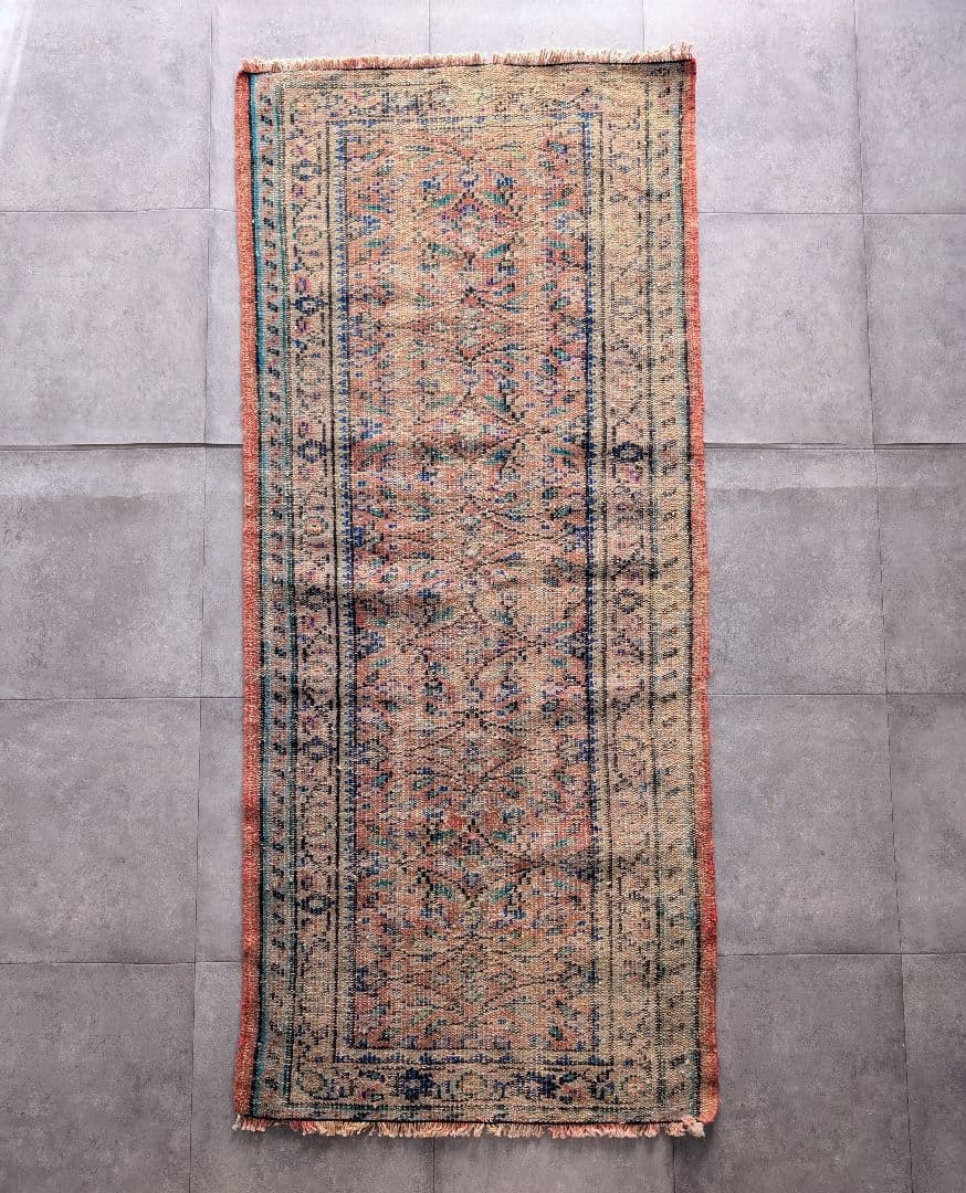 ヴィンテージラグ　トルコ　マット turkish rug