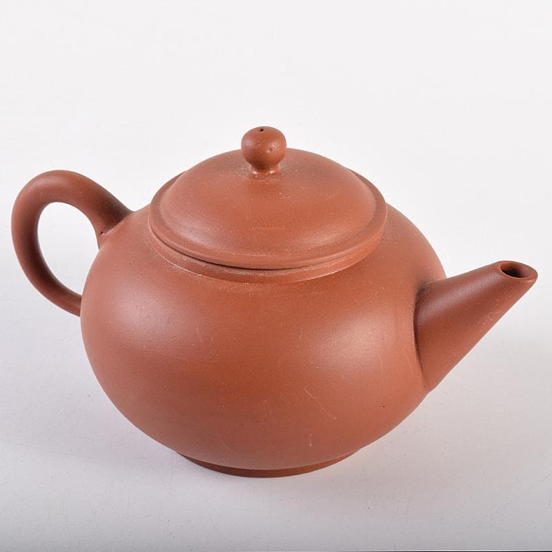 中国　紫砂　朱泥　急須　茶壷　在銘　C　R7847