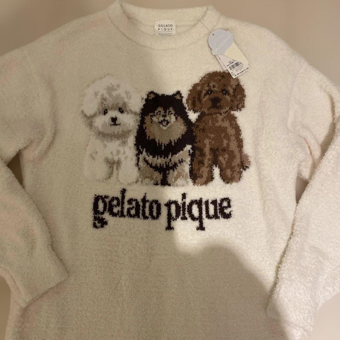 gelato pique犬のモコモコルームウェア　ワンピース