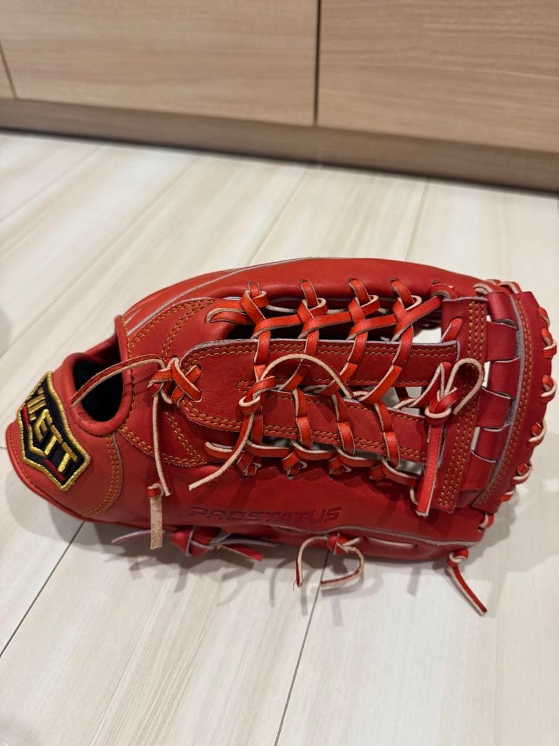 ZETT 軟式 グローブ プロステイタス 外野手用 右投げ