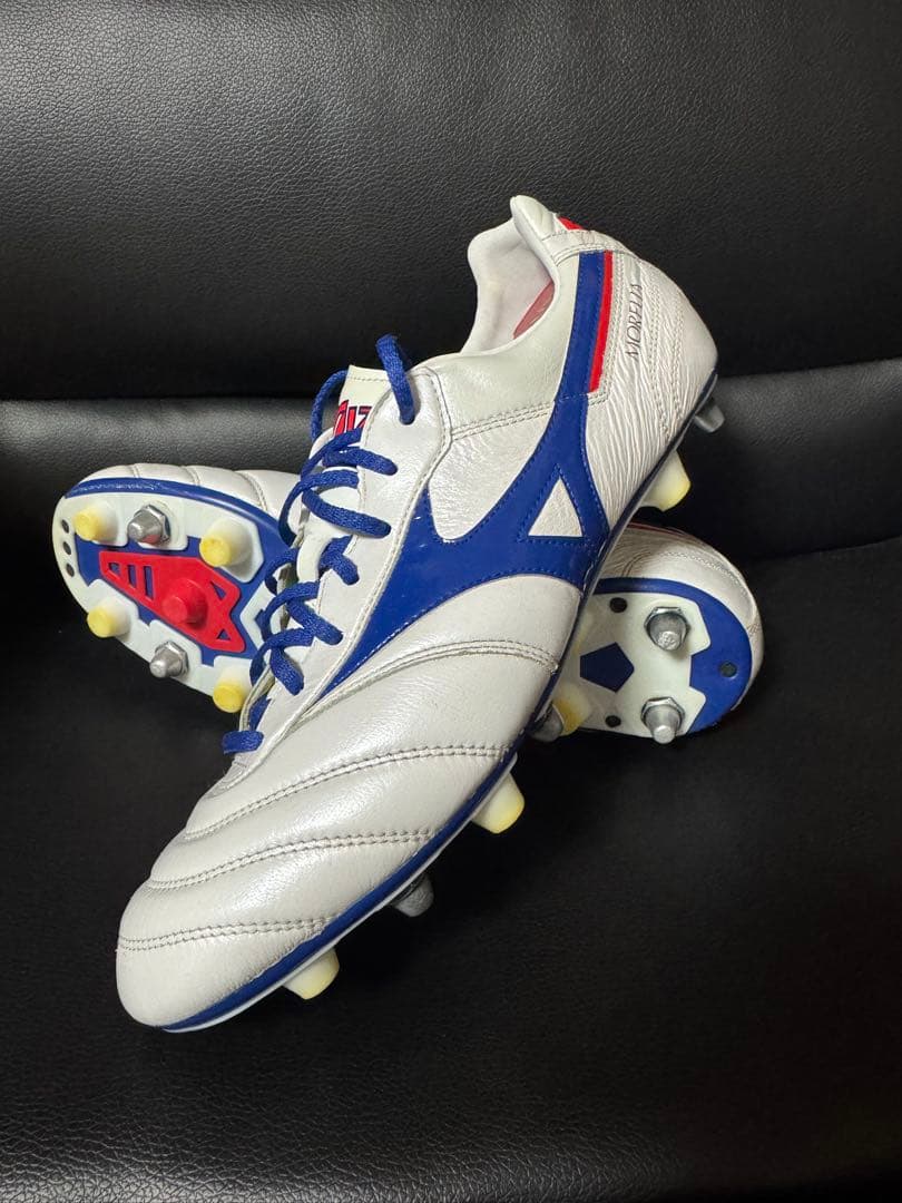 Mizuno Morelia サッカーシューズ ホワイト/ブルー