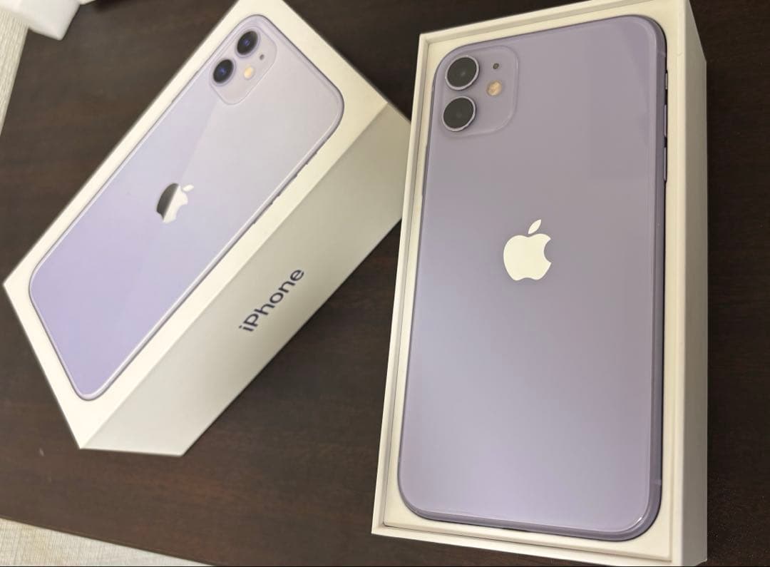 (画面修理歴有) iPhone11 64GB パープル