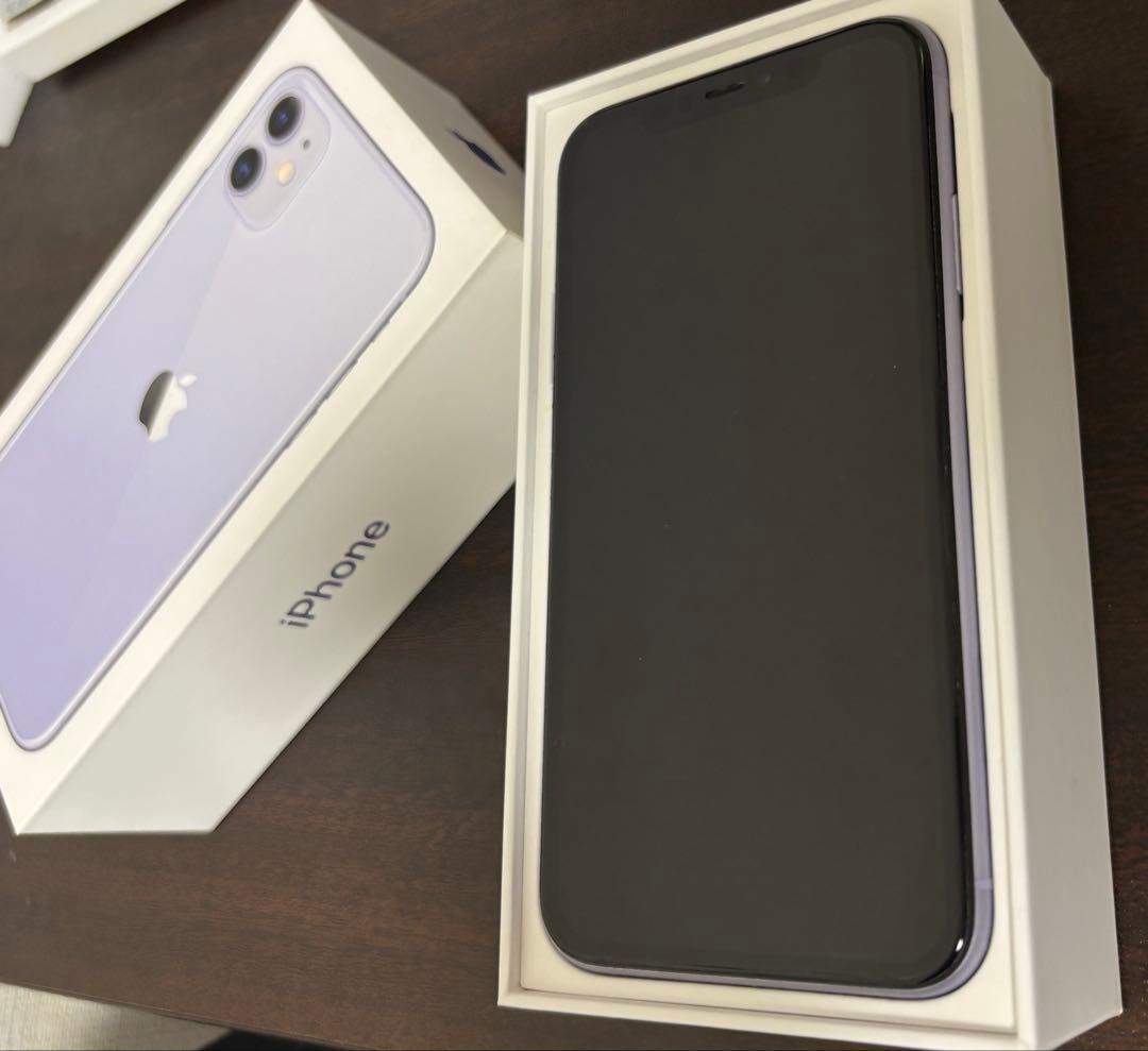 (画面修理歴有) iPhone11 64GB パープル